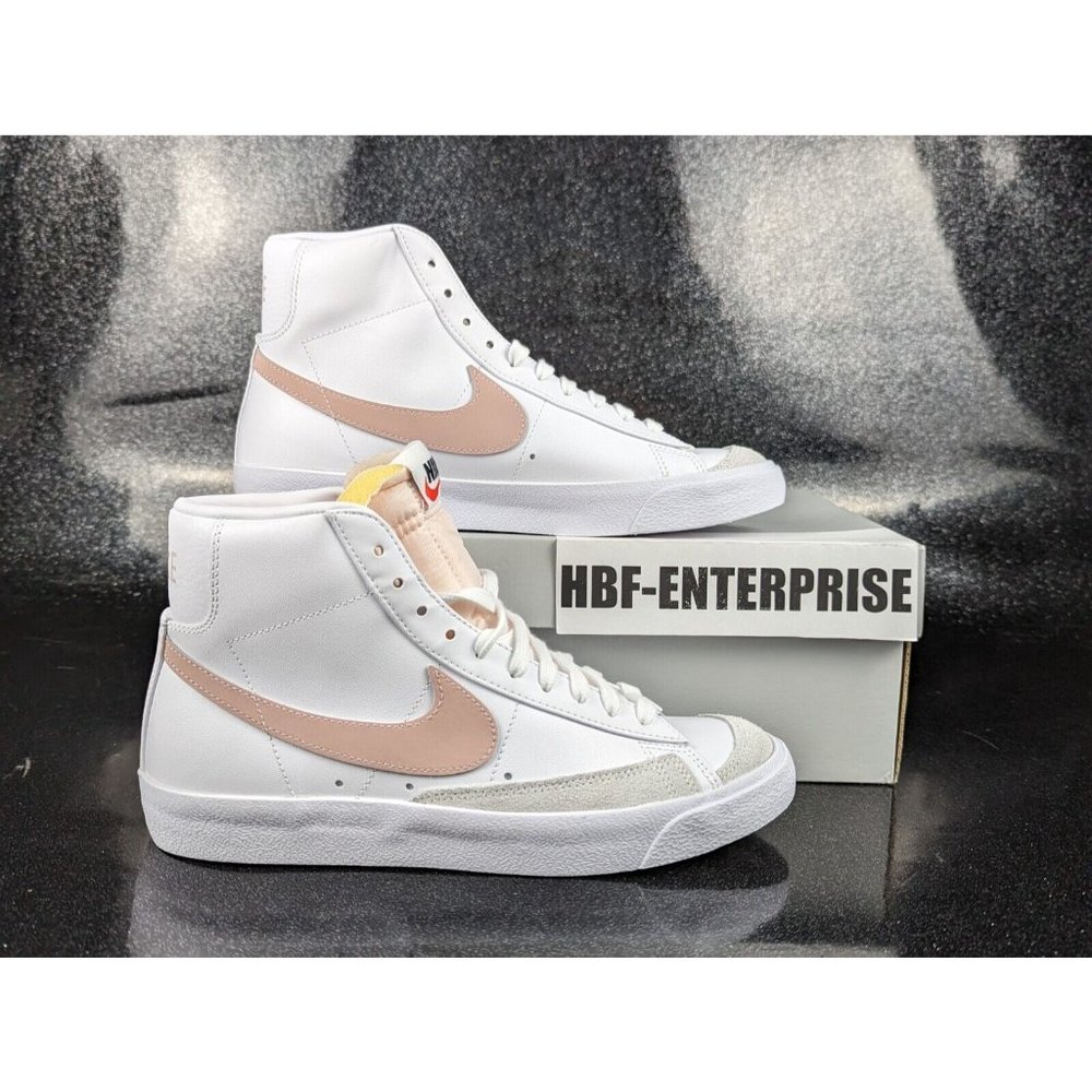 Nike Blazer Mid '77 Vintage White Pink Oxford 2021 Women's Size 9 NEW
